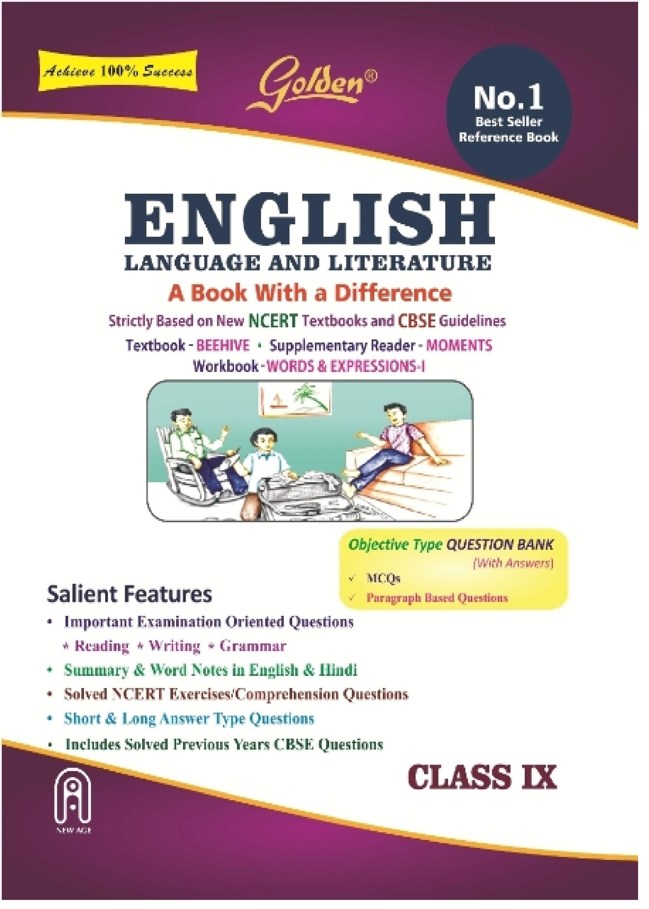 GOLDEN GUIDE CLASS 9 ENGLISH - LANGUAGE & LITERATURE