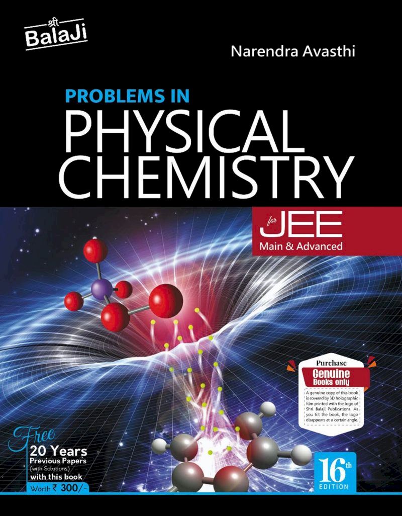 SHRI BALAJI PROBLEMS IN PHYSICAL CHEMISTRY FOR JEE 