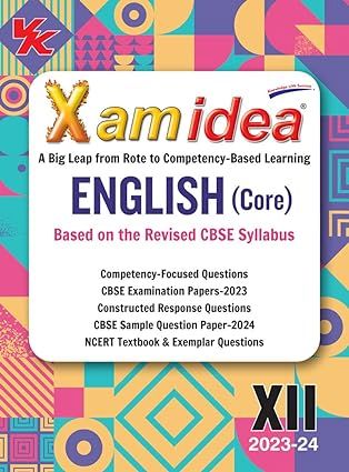 XAM IDEA CHAPTERWISE QUESTION BANK CLASS 12 ENGLISH