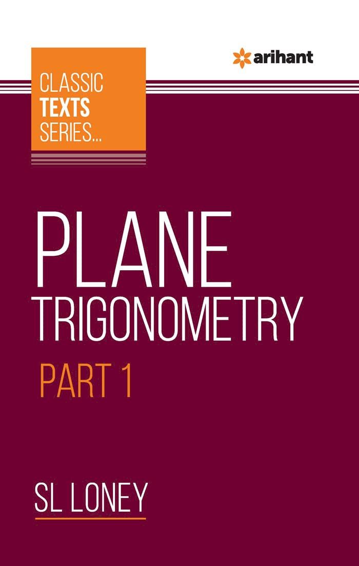 ARIHANT PLAIN TRIGNOMETRY PART - 1