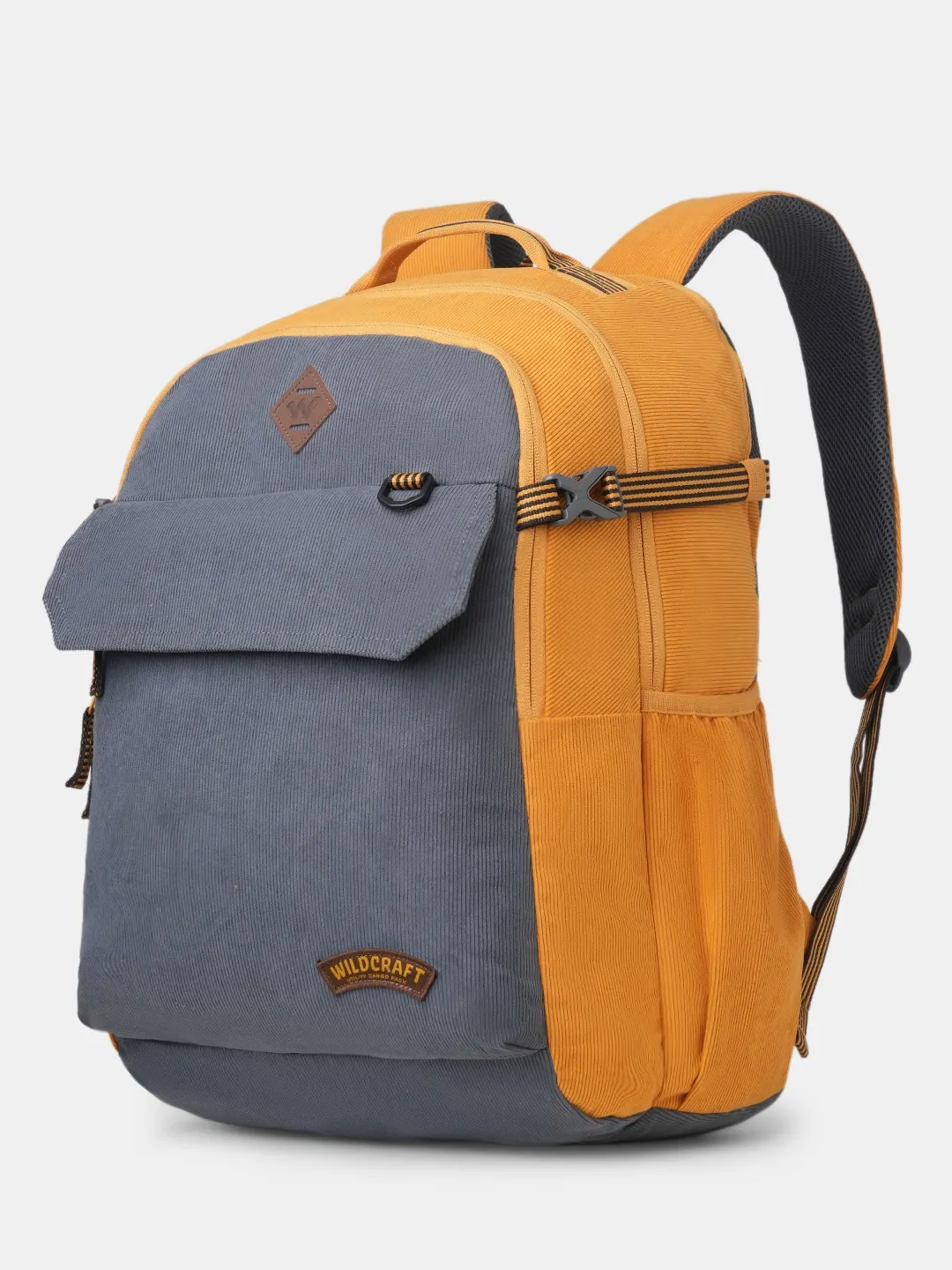 Gypsy 30 Litres Laptop Backpack-Grey Yellow