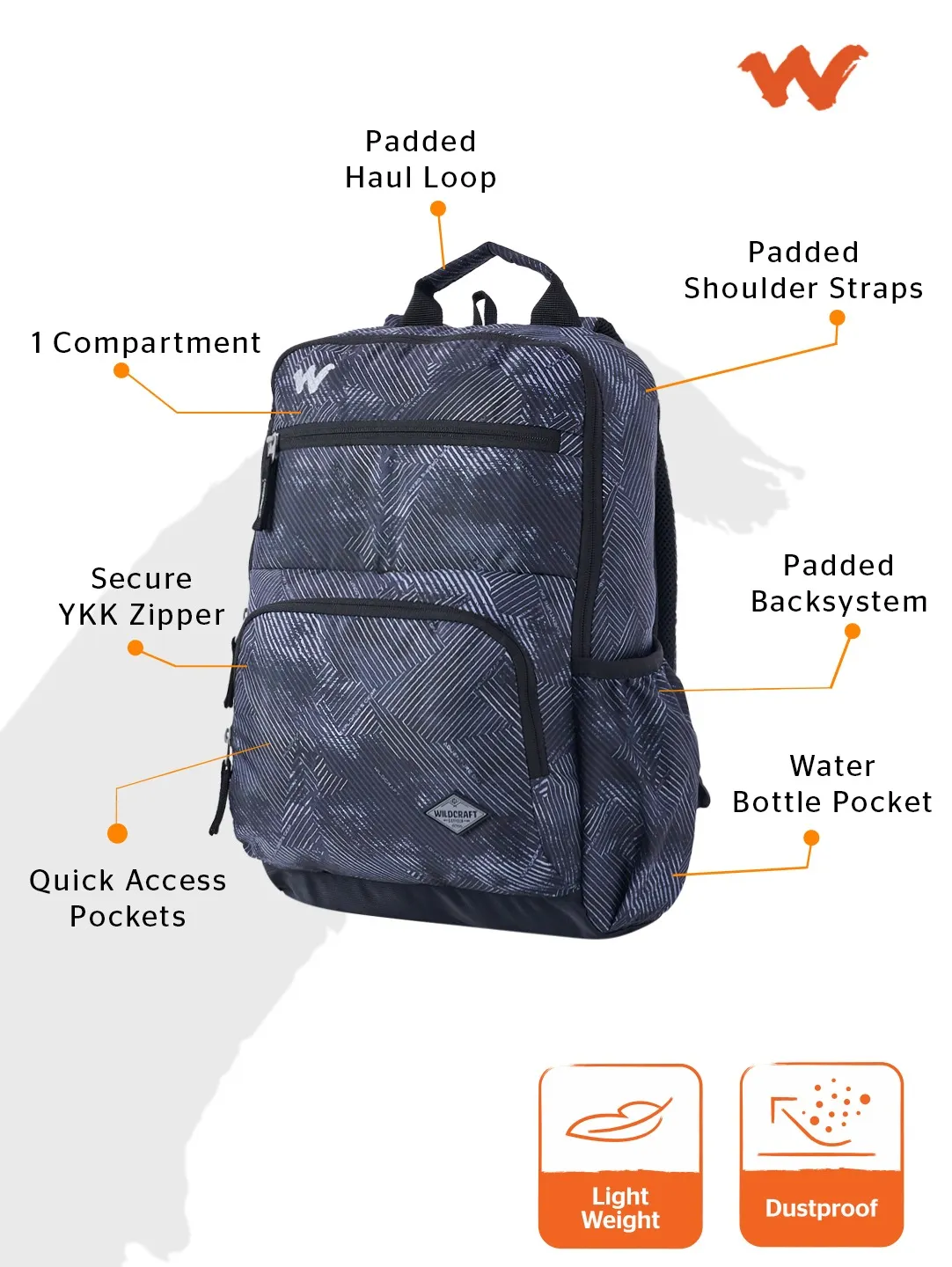 Andes 15 Backpack - Black